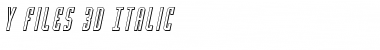 Download Y-Files 3D Italic Font Download Y-Files 3D Italic Font