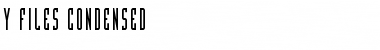 Download Y-Files Condensed Font Download Y-Files Condensed Font