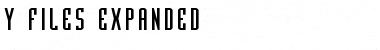 Download Y-Files Expanded Font Download Y-Files Expanded Font