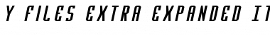 Download Y-Files Extra-Expanded Italic Font Download Y-Files Extra-Expanded Italic Font