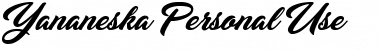 Download Yananeska Personal Use Font Download Yananeska Personal Use Font