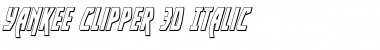 Download Yankee Clipper 3D Italic Font Download Yankee Clipper 3D Italic Font