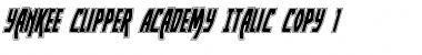 Download Yankee Clipper Academy Italic Font Download Yankee Clipper Academy Italic Font