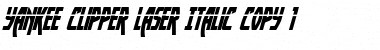 Download Yankee Clipper Laser Italic Font Download Yankee Clipper Laser Italic Font