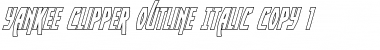 Download Yankee Clipper Outline Italic Font Download Yankee Clipper Outline Italic Font