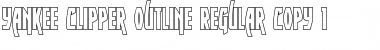 Download Yankee Clipper Outline Font Download Yankee Clipper Outline Font