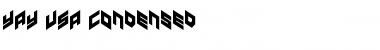 Download YAY USA Condensed Font Download YAY USA Condensed Font