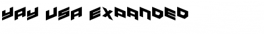 Download YAY USA Expanded Font Download YAY USA Expanded Font