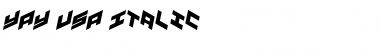 Download YAY USA Italic Font Download YAY USA Italic Font