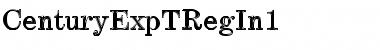 Download CenturyExpTRegIn1 Font Download CenturyExpTRegIn1 Font