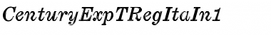Download CenturyExpTRegItaIn1 Font Download CenturyExpTRegItaIn1 Font