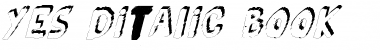 Download YES_3Ditalic Font Download YES_3Ditalic Font