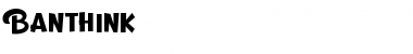 Download Banthink Clean Font Download Banthink Clean Font