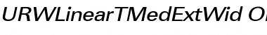 Download URWLinearTMedExtWid Font Download URWLinearTMedExtWid Font