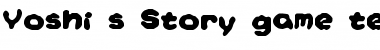 Download Yoshi's Story game text BRK Font Download Yoshi's Story game text BRK Font