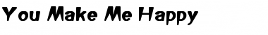 Download You Make Me Happy Font Download You Make Me Happy Font