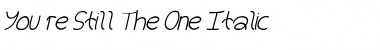 Download You're Still The One Font Download You're Still The One Font