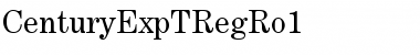 Download CenturyExpTRegRo1 Font Download CenturyExpTRegRo1 Font