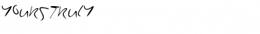 Download YoursTruly Font Download YoursTruly Font