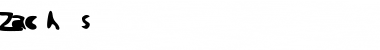 Download Zach's Font Download Zach's Font