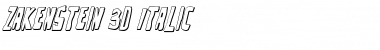 Download Zakenstein 3D Italic Font Download Zakenstein 3D Italic Font