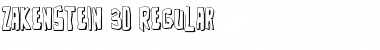 Download Zakenstein 3D Font Download Zakenstein 3D Font