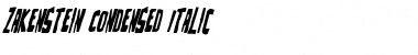 Download Zakenstein Condensed Italic Font Download Zakenstein Condensed Italic Font