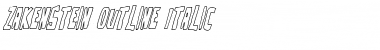 Download Zakenstein Outline Italic Font Download Zakenstein Outline Italic Font