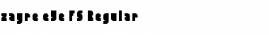 Download zayre eYe/FS Font Download zayre eYe/FS Font