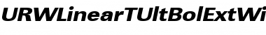 Download URWLinearTUltBolExtWid Font Download URWLinearTUltBolExtWid Font
