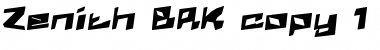 Download Zenith BRK Font Download Zenith BRK Font