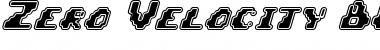 Download Zero Velocity BRK Font Download Zero Velocity BRK Font