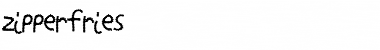 Download ZipperFries Font Download ZipperFries Font