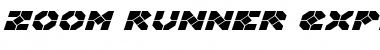 Download Zoom Runner Expanded Italic Font Download Zoom Runner Expanded Italic Font
