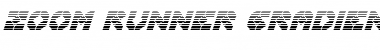 Download Zoom Runner Gradient Italic Font Download Zoom Runner Gradient Italic Font