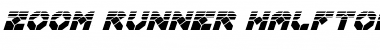 Download Zoom Runner Halftone Italic Font Download Zoom Runner Halftone Italic Font