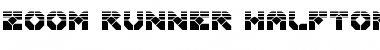 Download Zoom Runner Halftone Font Download Zoom Runner Halftone Font