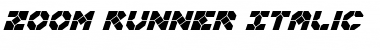Download Zoom Runner Italic Font Download Zoom Runner Italic Font