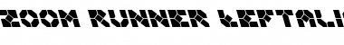 Download Zoom Runner Leftalic Font Download Zoom Runner Leftalic Font