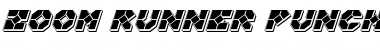 Download Zoom Runner Punch Italic Font Download Zoom Runner Punch Italic Font