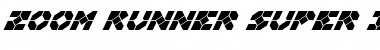 Download Zoom Runner Super-Italic Font Download Zoom Runner Super-Italic Font
