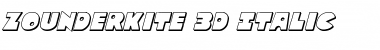 Download Zounderkite 3D Italic Font Download Zounderkite 3D Italic Font