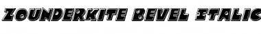 Download Zounderkite Bevel Italic Font Download Zounderkite Bevel Italic Font