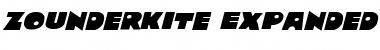 Download Zounderkite Expanded Italic Font Download Zounderkite Expanded Italic Font