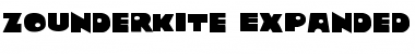 Download Zounderkite Expanded Font Download Zounderkite Expanded Font