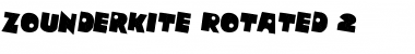 Download Zounderkite Rotated 2 Font Download Zounderkite Rotated 2 Font