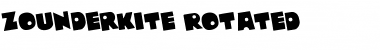 Download Zounderkite Rotated Font Download Zounderkite Rotated Font