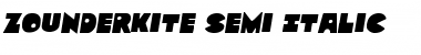 Download Zounderkite Semi-Italic Font Download Zounderkite Semi-Italic Font