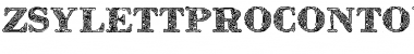 Download ZsylettProContour Font Download ZsylettProContour Font