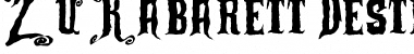 Download Zu Kabarett Destroy Font Download Zu Kabarett Destroy Font